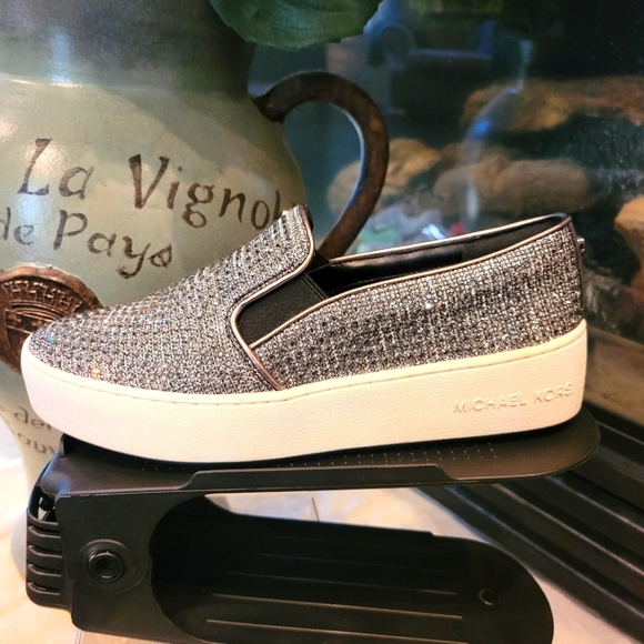 Michael Kors Rhinestone slip on Sneakers size 6.5 - Picture 2 of 11